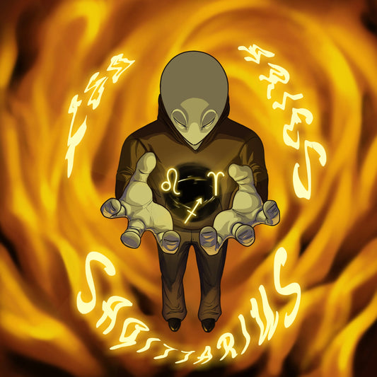 Poster | P1xPosters "Fire Zodiac", High-Quality Matte Poster P1xPosters